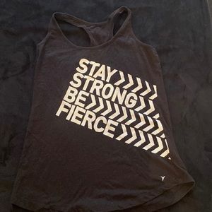 Black Old Navy Racerback Running Tank Top